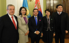 1. март 2019. Народни посланици са делегацијом Парламента Републике Казахстан